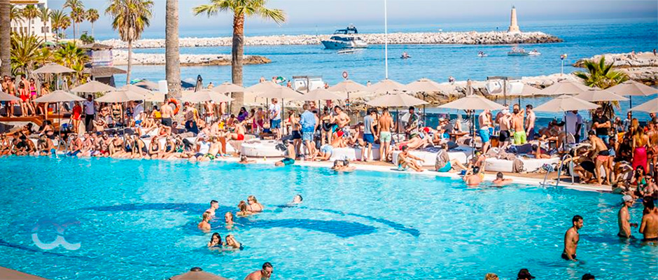 Ocean Club Marbella famoso Club de Playa Alto Standing y Restaurante Marbella