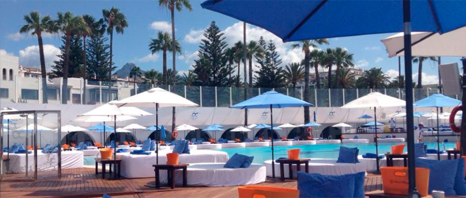 Ocean Club Marbella famoso Club de Playa Alto Standing y Restaurante Marbella
